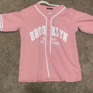 trendy jersey type top to wear over any cute crop top and oversized